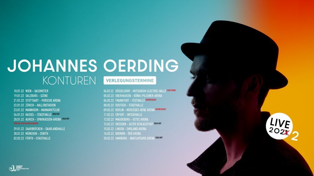 Johannes Oerding - Konturen Tour 2022